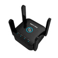 PIXLINK AC24 dual-band wireless WiFi extender router in black or white colour
