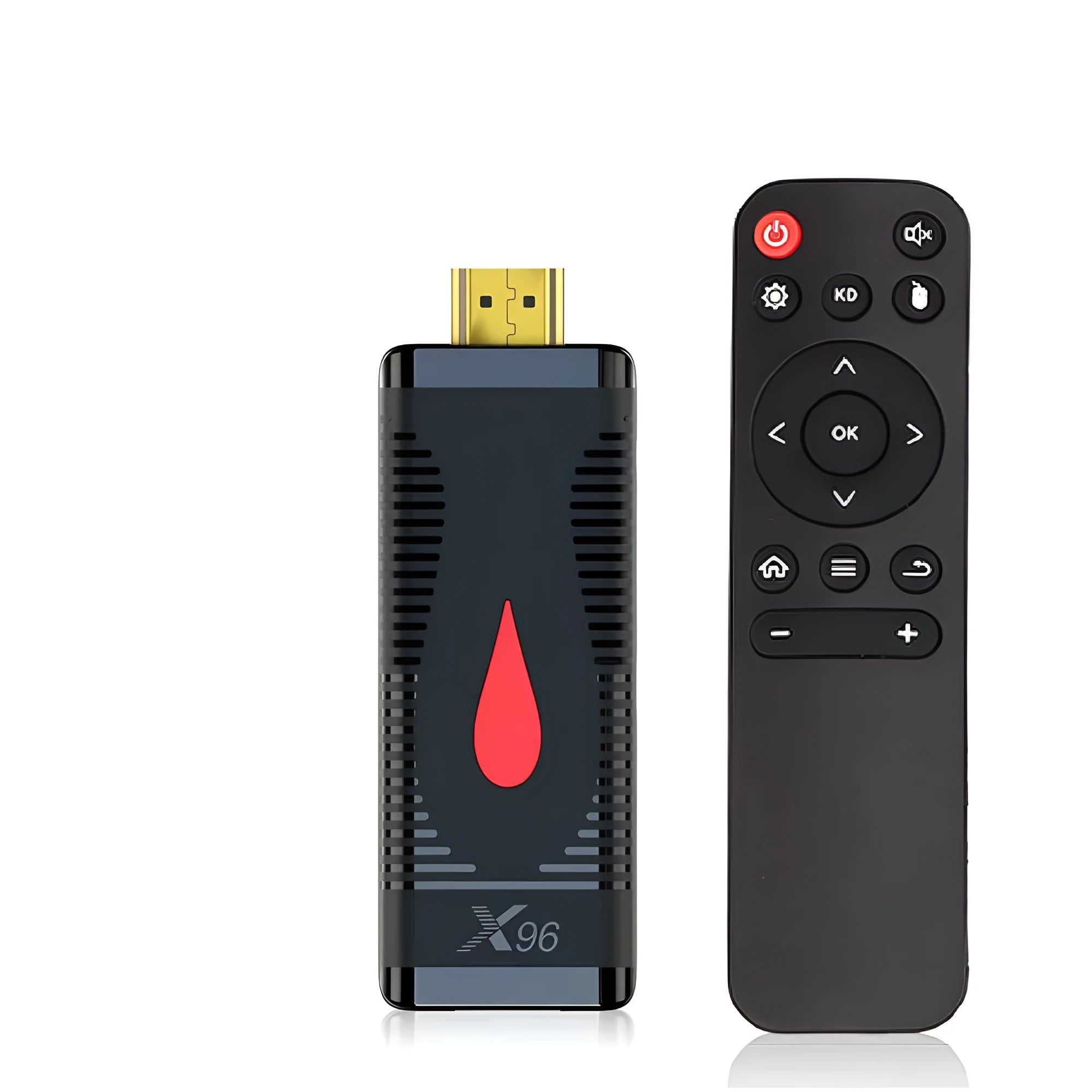 Smart TV set-top box with Allwinner H313 processor, infrared remote, and media ports for CF/SD/U disk playback