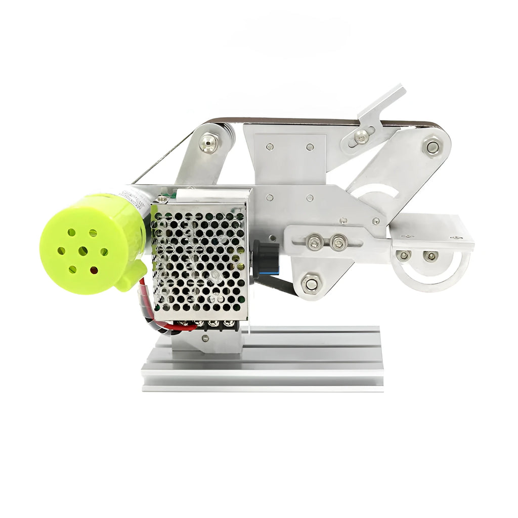 895 model desktop belt sharpening machine with speed control and angle adjustment features