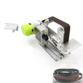 895 model desktop belt sharpening machine with speed control and angle adjustment features