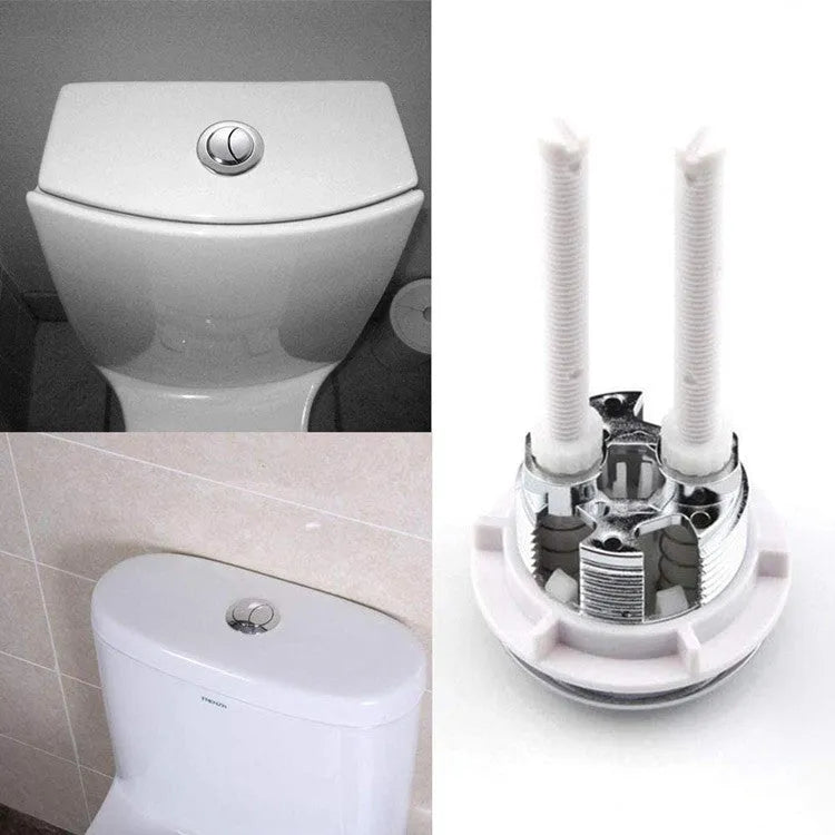 38mm white ABS plastic toilet flush button for ground drainage cisterns