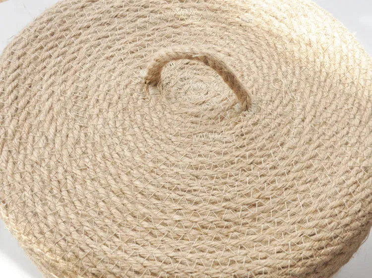 Japanese style linen storage basket with dustproof cover in three sizes for bedroom organisation