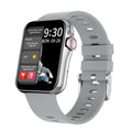 D06 smart watch with colour screen and Bluetooth calling on wrist, showing split screen display interface