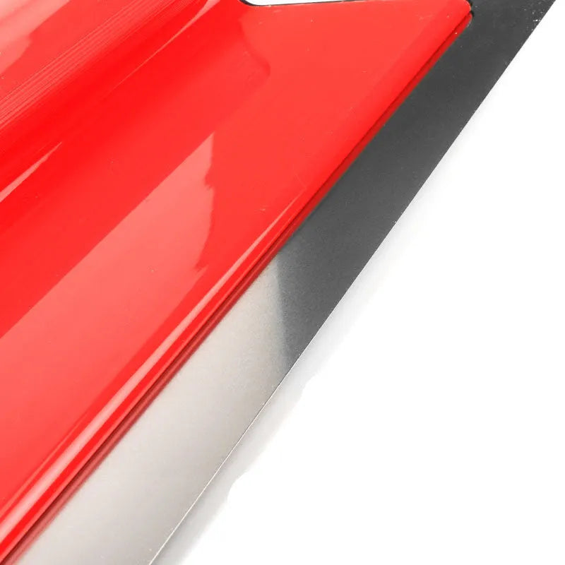 Grey wall paint leveling scraper tool with 40cm steel blade