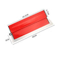 Grey wall paint leveling scraper tool with 40cm steel blade