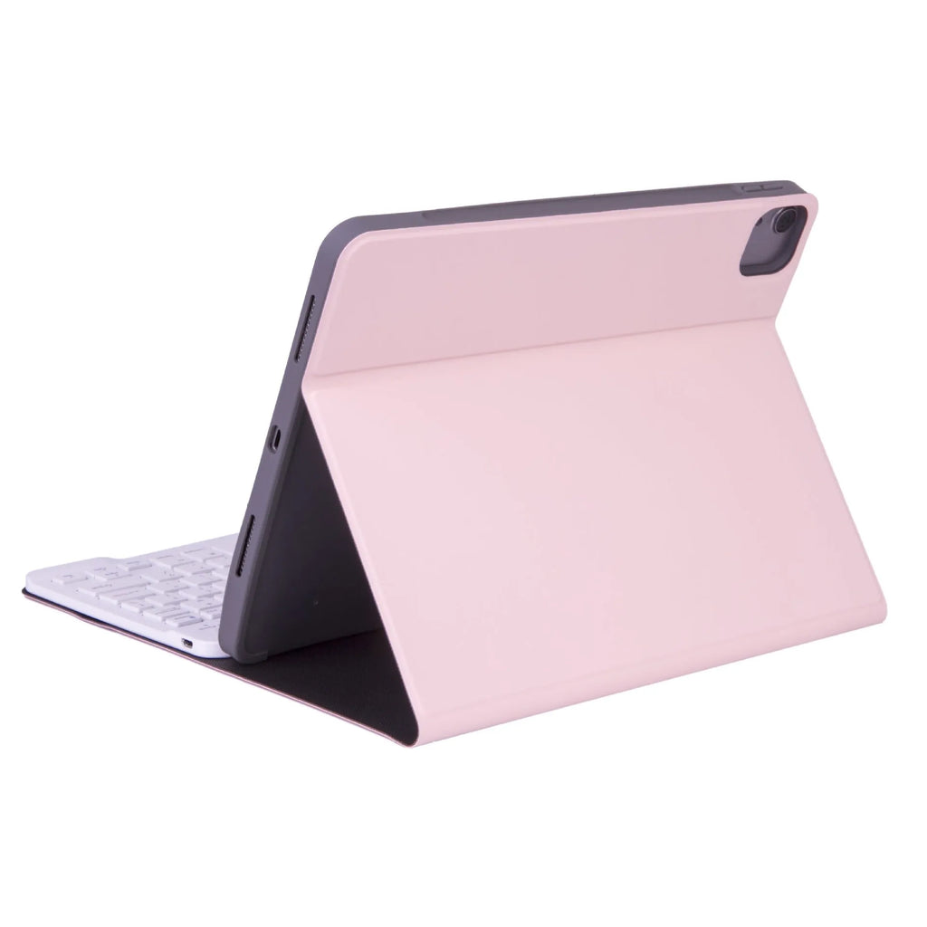 X11B external Bluetooth keyboard in split leather case green black colour option