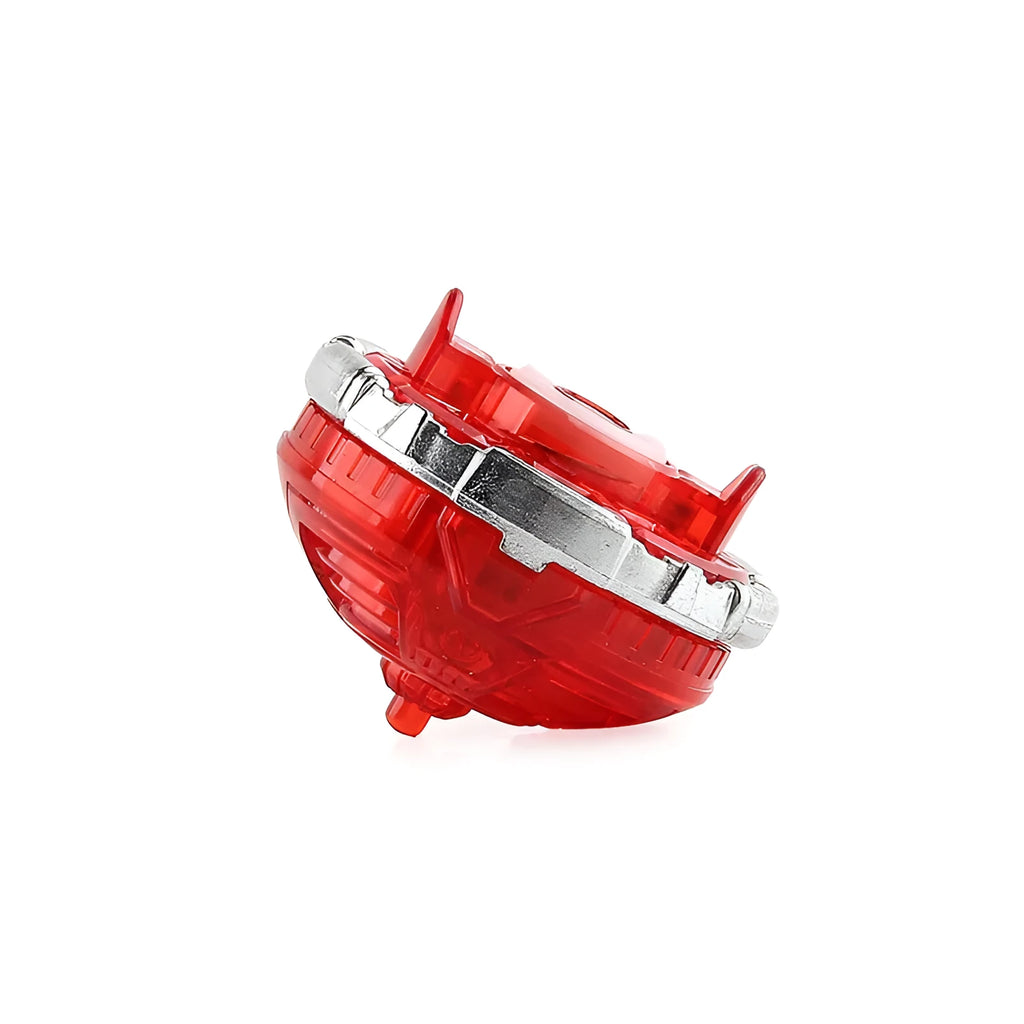 Luminous gyro bottom toy component in blue, red, white, or yellow colours with gyro accessories.
