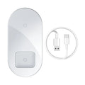 Baseus two-in-one wireless charger for phone and AirPods charging simultaneously