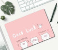 Cartoon design mouse pad measuring 260x210mm with rubber base
