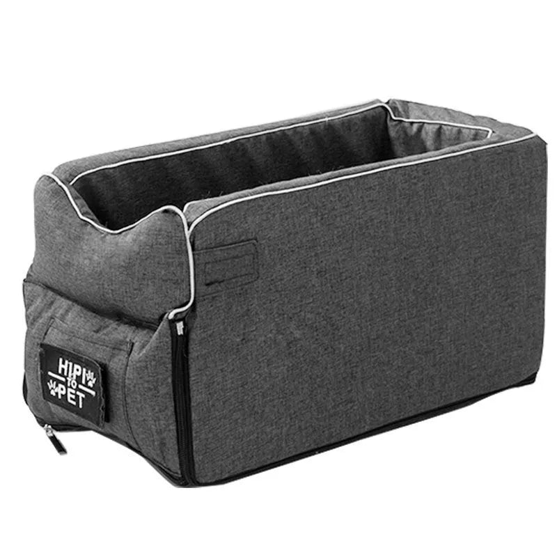 Pet house car mat for small pets in oval beige colour, 42x20x22cm