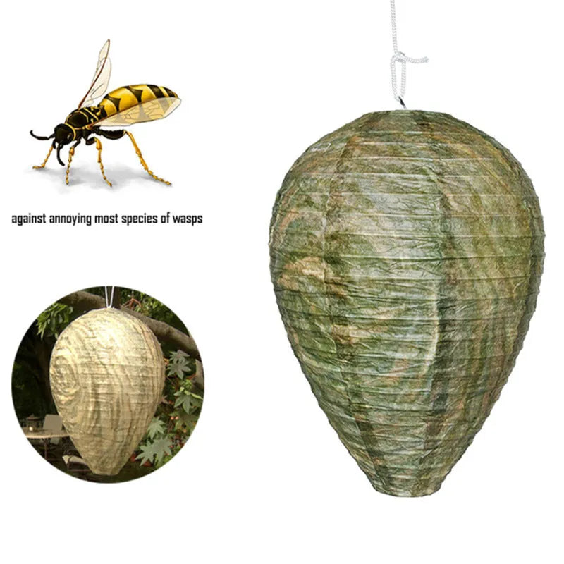 22 by 28 cm honeycomb paper lantern in photographic print colours, shown in its expanded 3D shape.