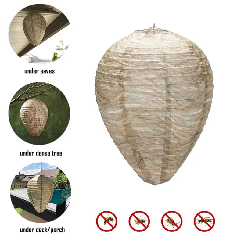 22 by 28 cm honeycomb paper lantern in photographic print colours, shown in its expanded 3D shape.