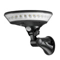 360-degree solar-powered garden light with motion sensor in ABS plastic housing for outdoor use