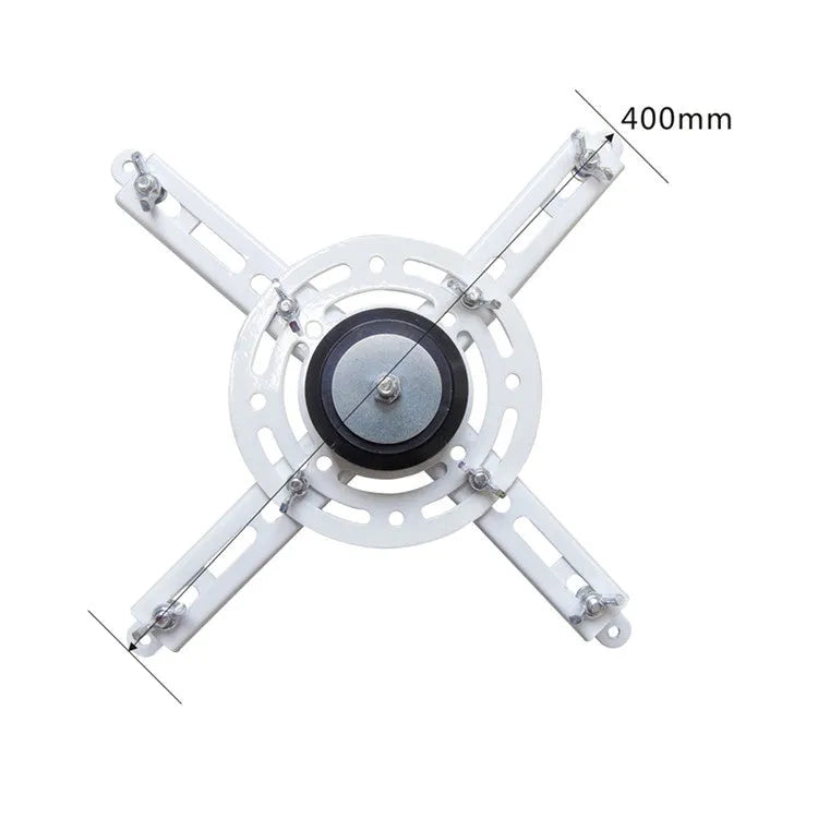 Motorised electric projector lifting hanger with remote control and ultra-thin metal chassis.