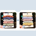 Children's 20-piece hair accessory set with elastic rings and headband rope in autumn colours