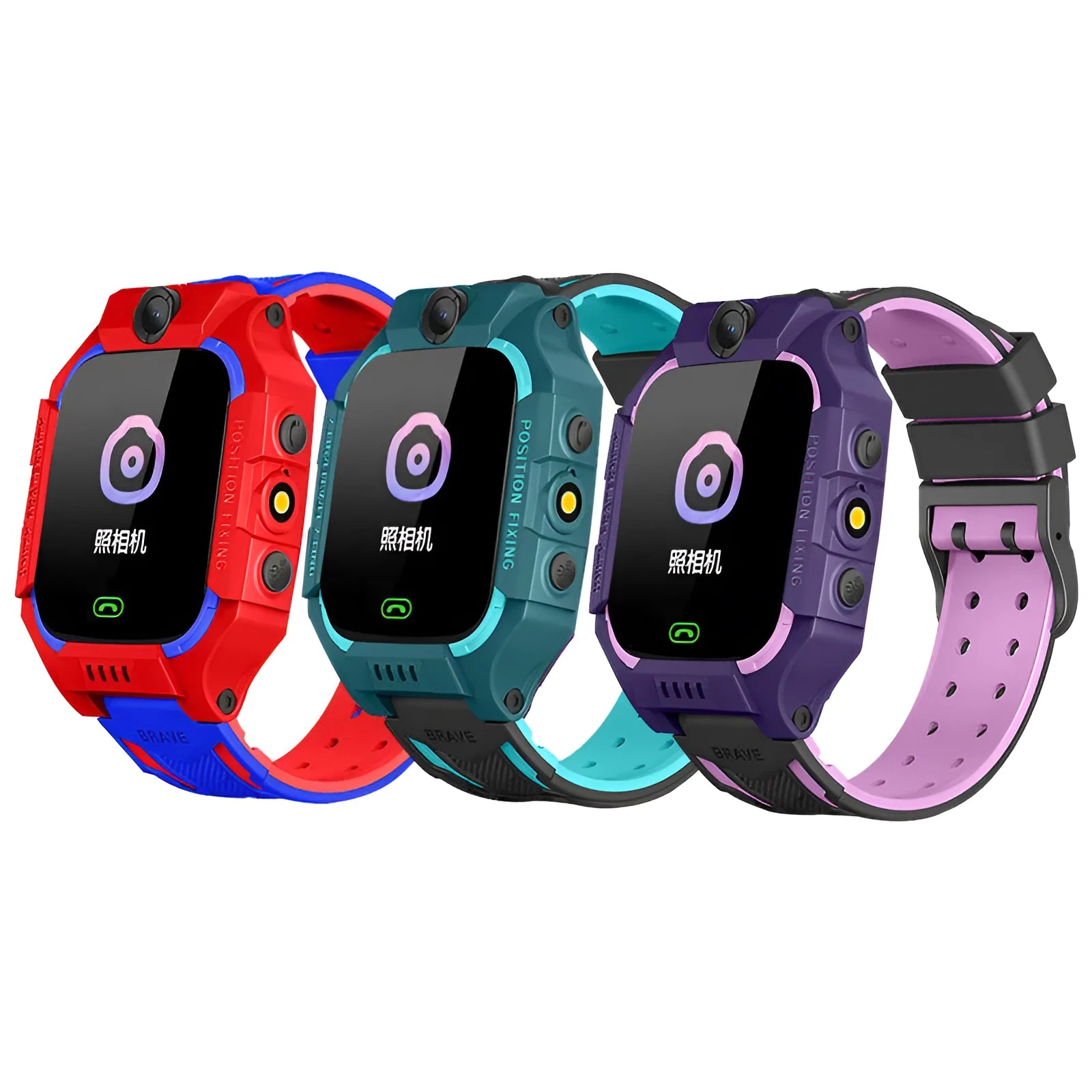 Z6 Q19 children's smart phone watch with 1.44-inch touch screen and GPS positioning in acrylic case