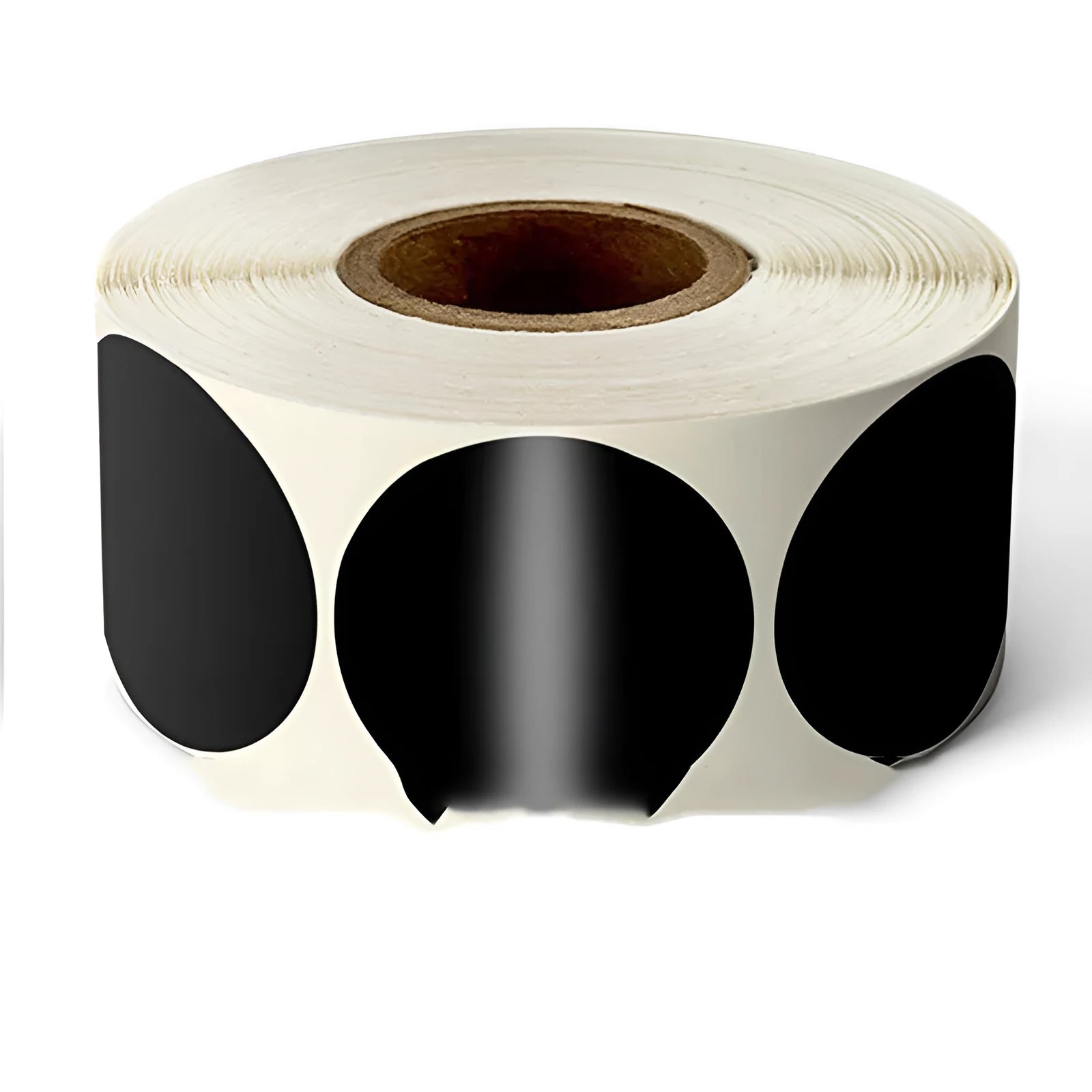 Roll of round colour marker stickers in nine colours including kraft, with 500 sheets per roll