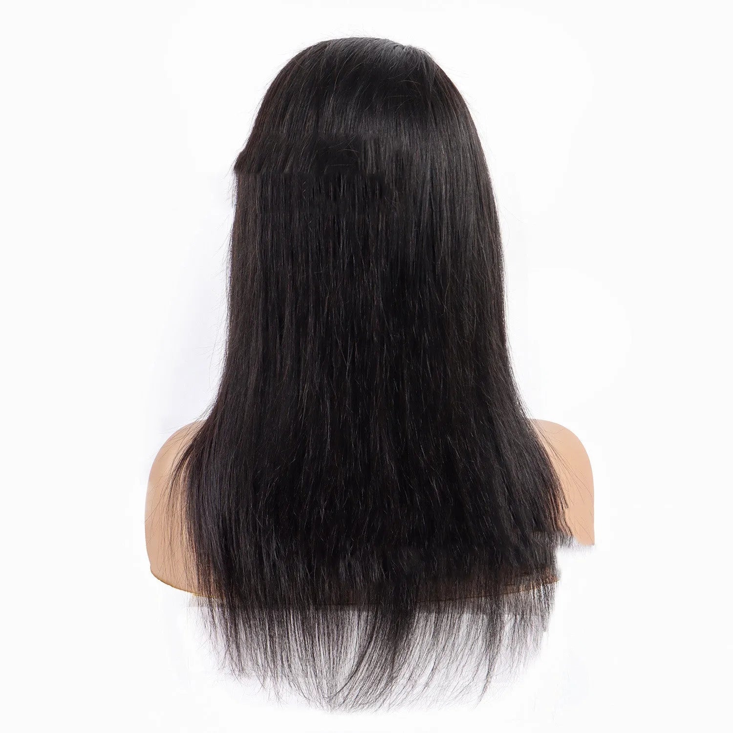 Human hair headband wig reversed hair band wig headgear real hair medium to long machine made msjoli