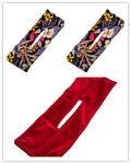 Cotton weave bowknot headband set in retro French Korean style for women, multiple colour options