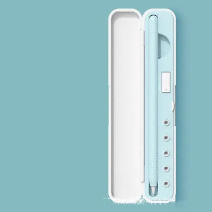 Hard shell Apple Pencil storage case with foam interior for accessories
