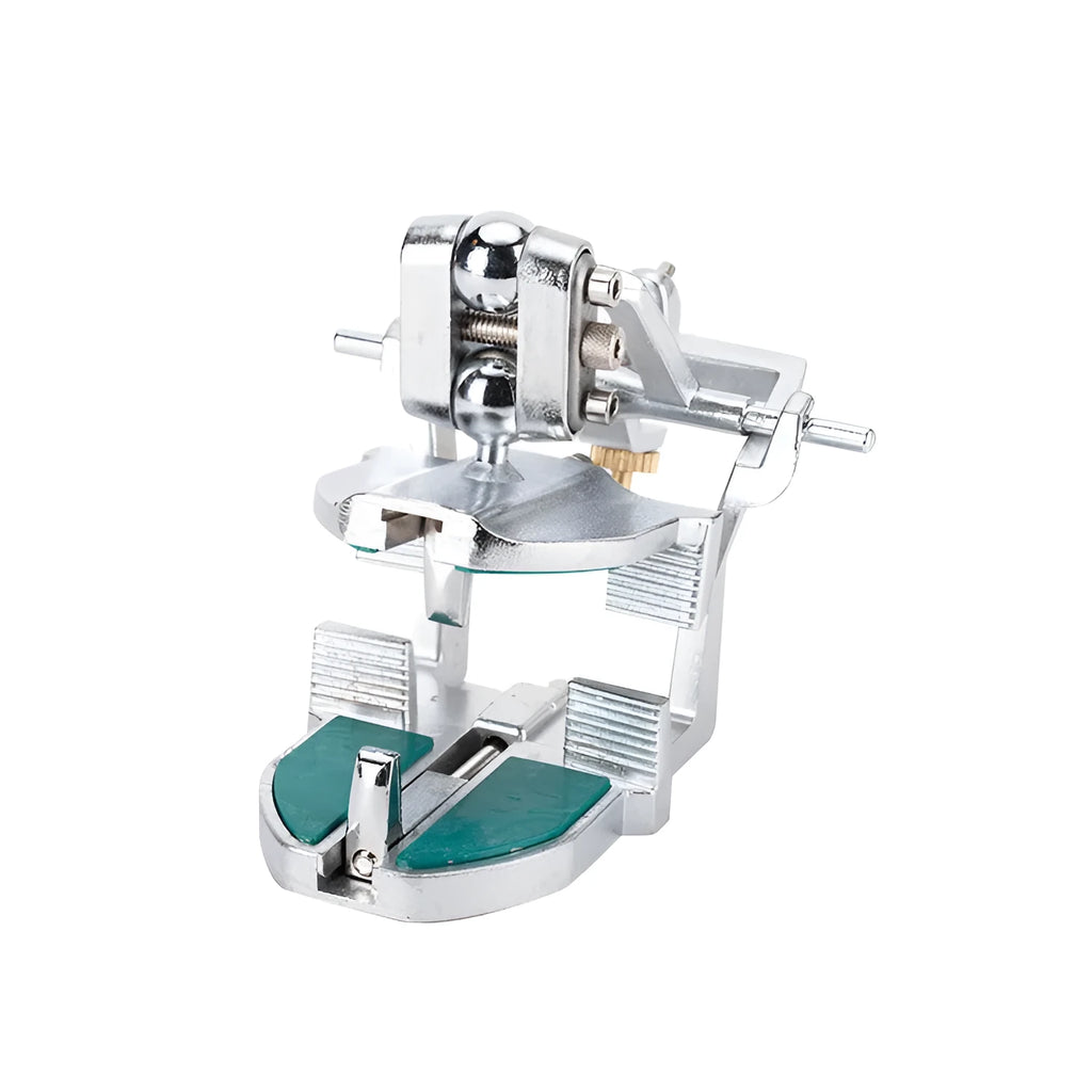 Korean dental articulator with adjustable features for laboratory model mounting