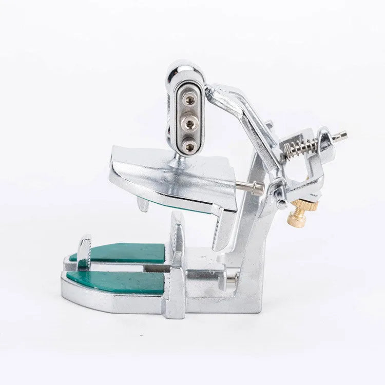 Korean dental articulator with adjustable features for laboratory model mounting