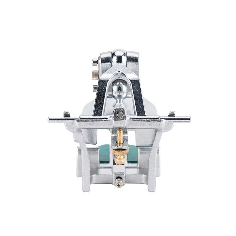 Korean dental articulator with adjustable features for laboratory model mounting