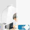 White desk lamp with touch switch and USB power input for study use