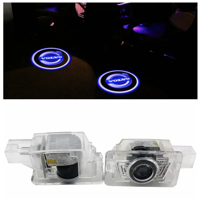 Volvo S60 door welcome light projector with 8000K LED, style A, part number 006