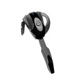 Single ear business Bluetooth headset in hanging ear design, shown in available colours.
