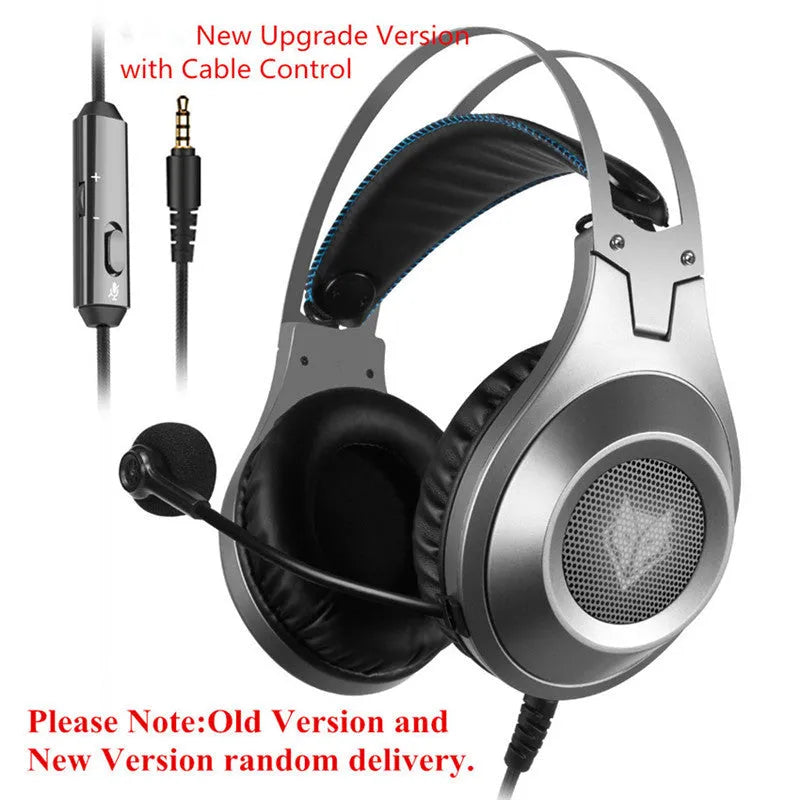 Black wired USB computer headset with head-mounted design and built-in microphone