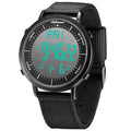 Shifenmei digital sports watch with black display showing time, 10m waterproof rating, casual style