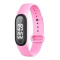 Ultrasonic electronic mosquito repellent bracelet in black, white, blue, and pink colour options