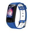 115Plus smart bracelet with 0.96 inch TFT screen weather dial and two-color strap