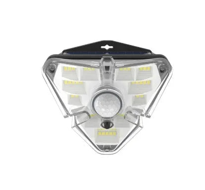 Black waterproof LED wall light with human body induction sensor for outdoor mounting