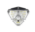 Black waterproof LED wall light with human body induction sensor for outdoor mounting