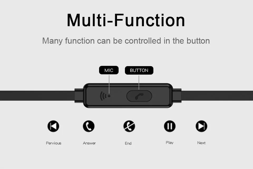 Black and grey universal sport ear hooks with gel silicone earbuds for PTM TS27 running headphones