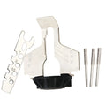 Silver electric chain grinding device accessories with metal band saw blade for mini grinders