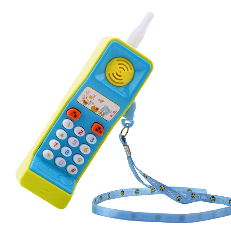 Children's musical cartoon animal educational toy with sound and light features