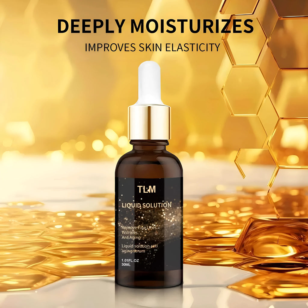 30ml facial moisturising liquid bottle with glycerin and hyaluronic acid