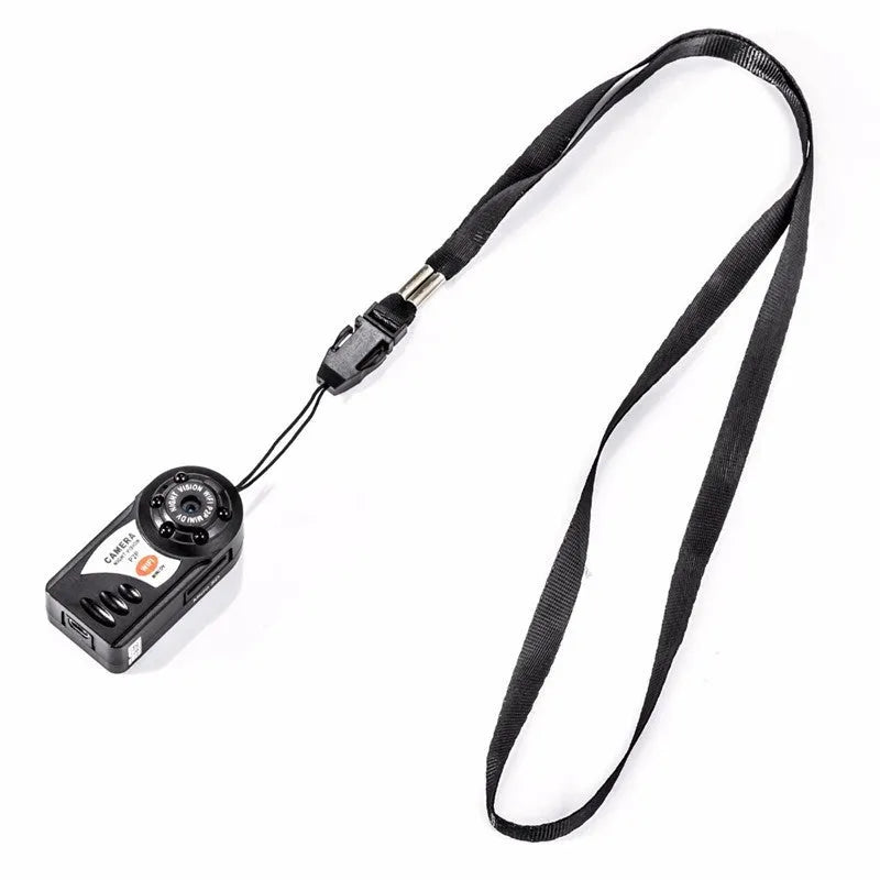 Black wireless Wifi remote camera with LCD screen and optical zoom lens