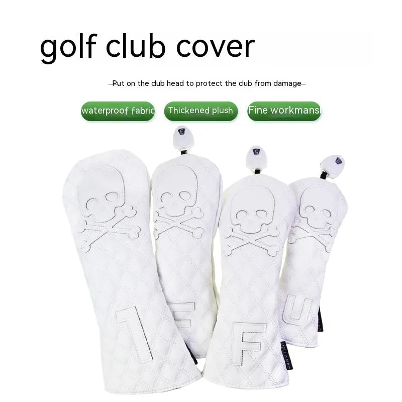 Black golf wooden pole protective cover made from PU waterproof material