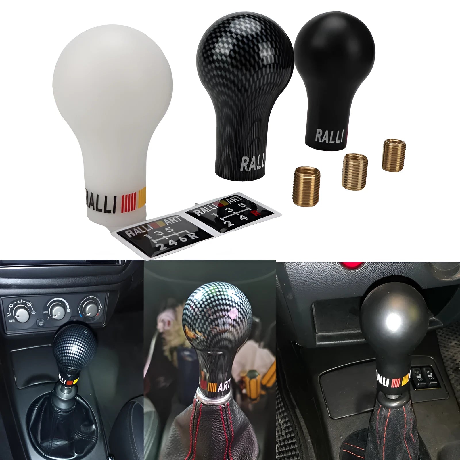 Five-gear car modification gear head for Mitsubishi vehicles in multiple colour options