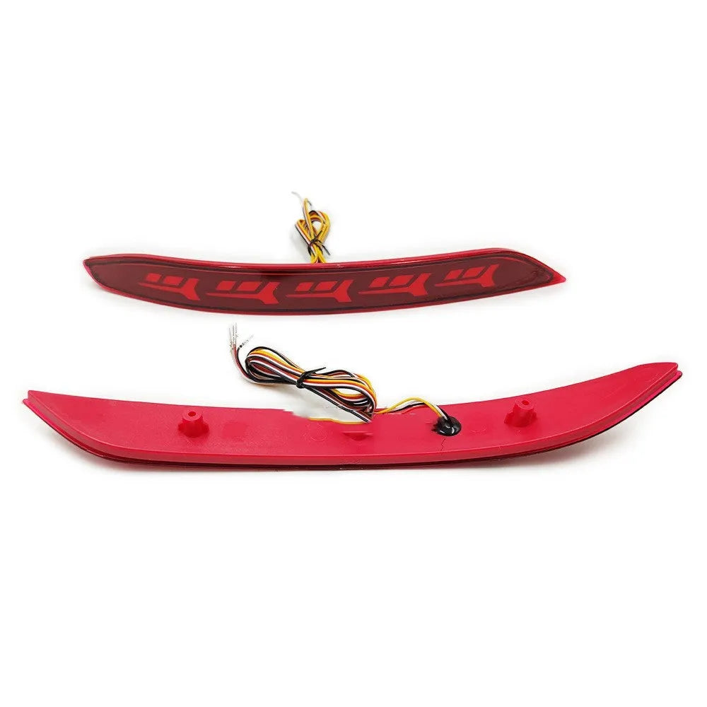 Volkswagen Sagitar rear bumper LED light with water flow illumination patterns