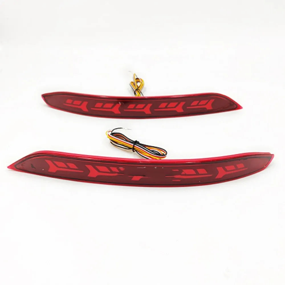 Volkswagen Sagitar rear bumper LED light with water flow illumination patterns
