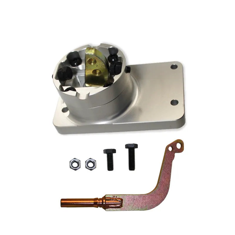 Silver aluminium alloy short shift lever for Horton vehicles