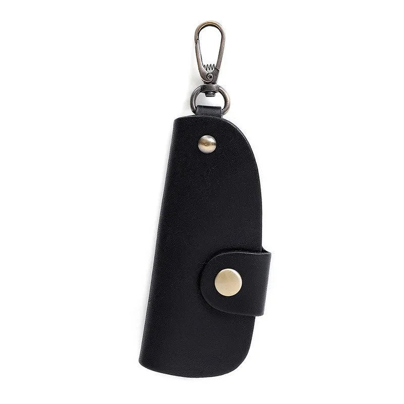Genuine leather handmade car key case with multifunctional door storage in four colour options