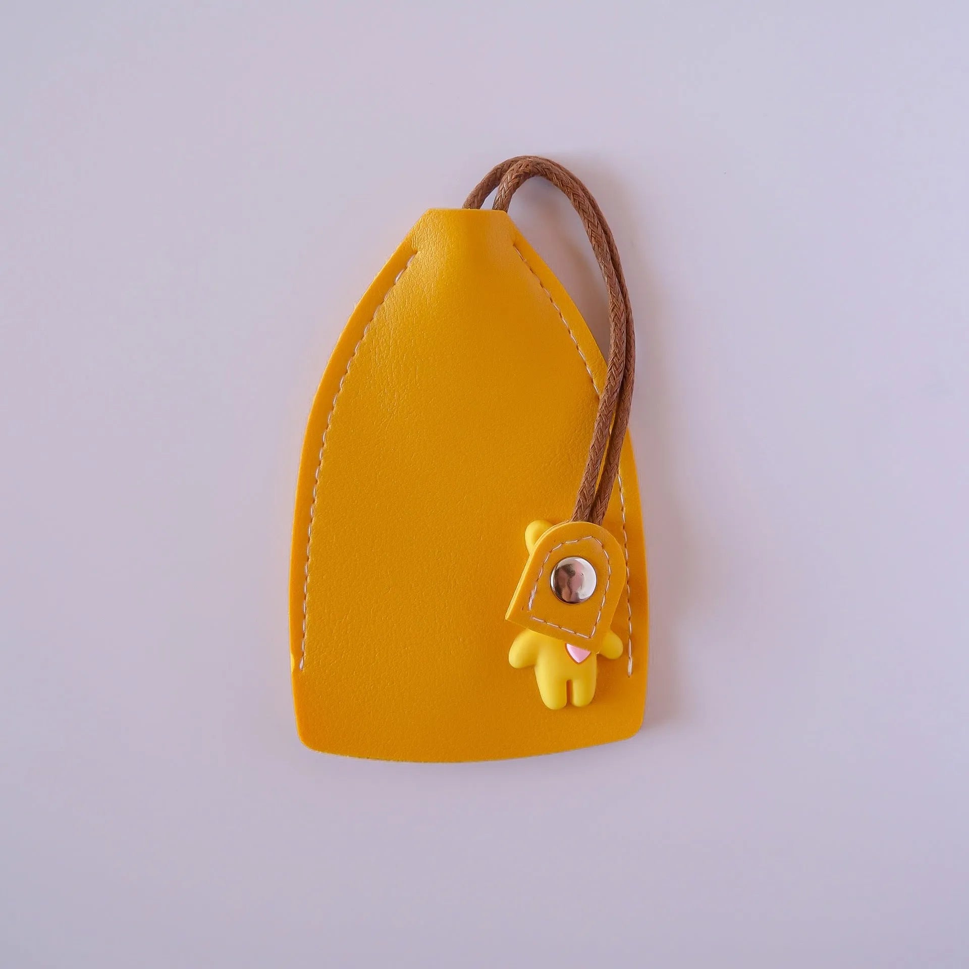PU leather universal car key case with anti-theft credit card compartment in five colour options