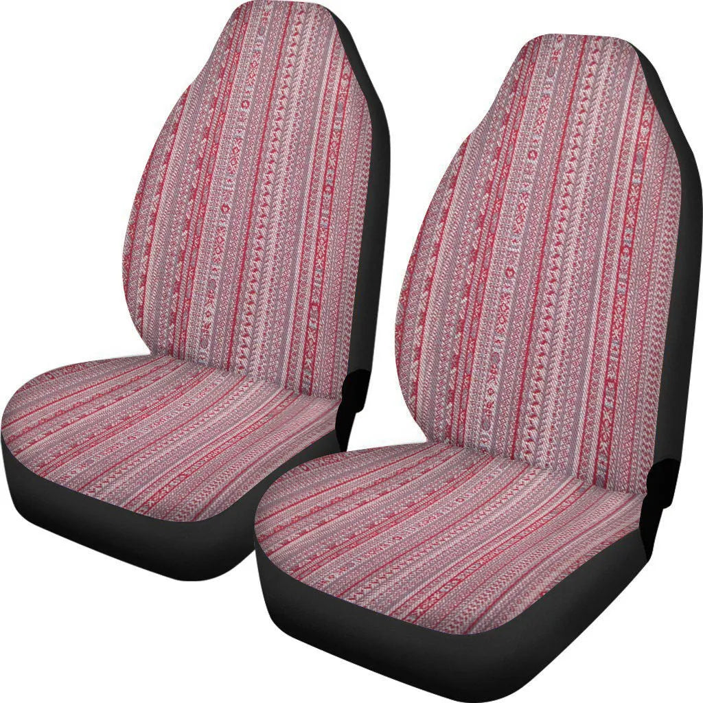 Cow spot leopard print retro car seat cover set for universal five-seat vehicles