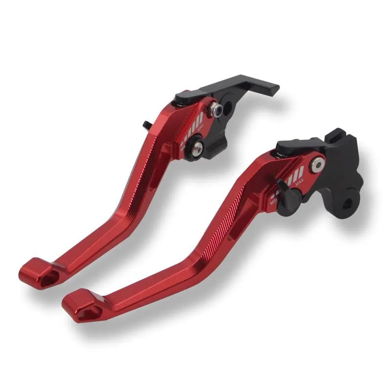 Motorcycle metal clutch lever pull rod in multiple colour options: black, blue, gold, red, titanium, orange.